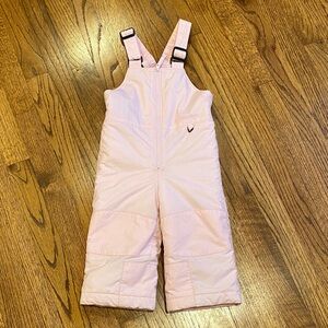 Pink Columbia snow bibs